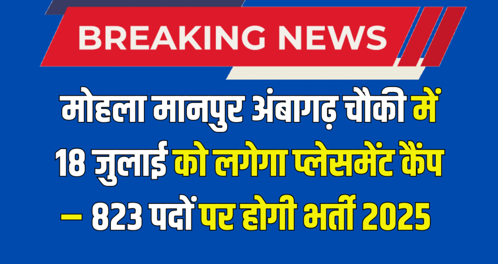 mohla manpur ambagarh chowki Placement Capm